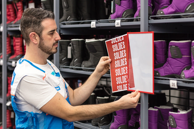 Magneettinen jäykkä näyttökehys, A4