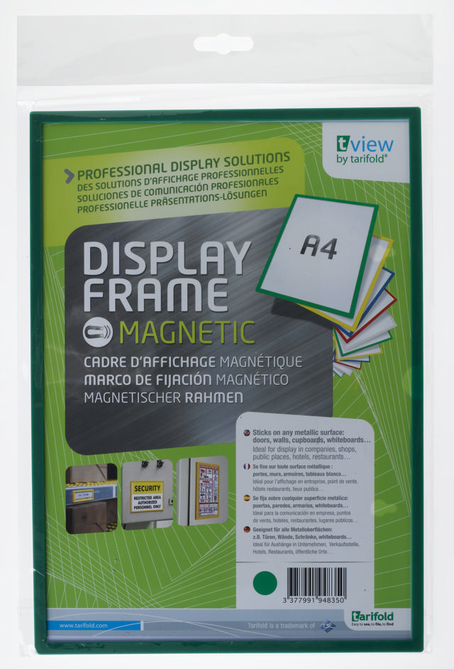 Magnetisk styv displayram, A4