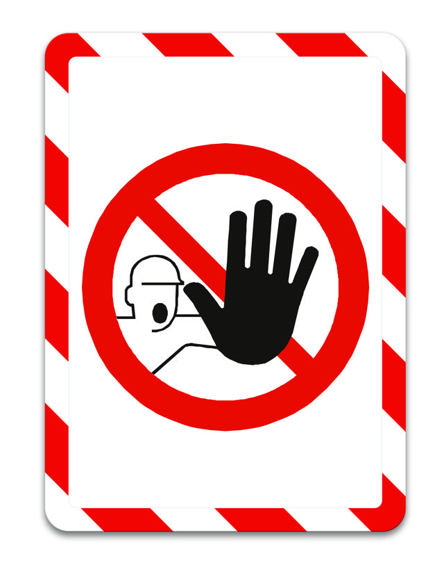 Magneto Safety Funda de presentación magnética con marco, A4