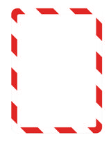 Magneto Safety Funda de presentación magnética con marco, A4