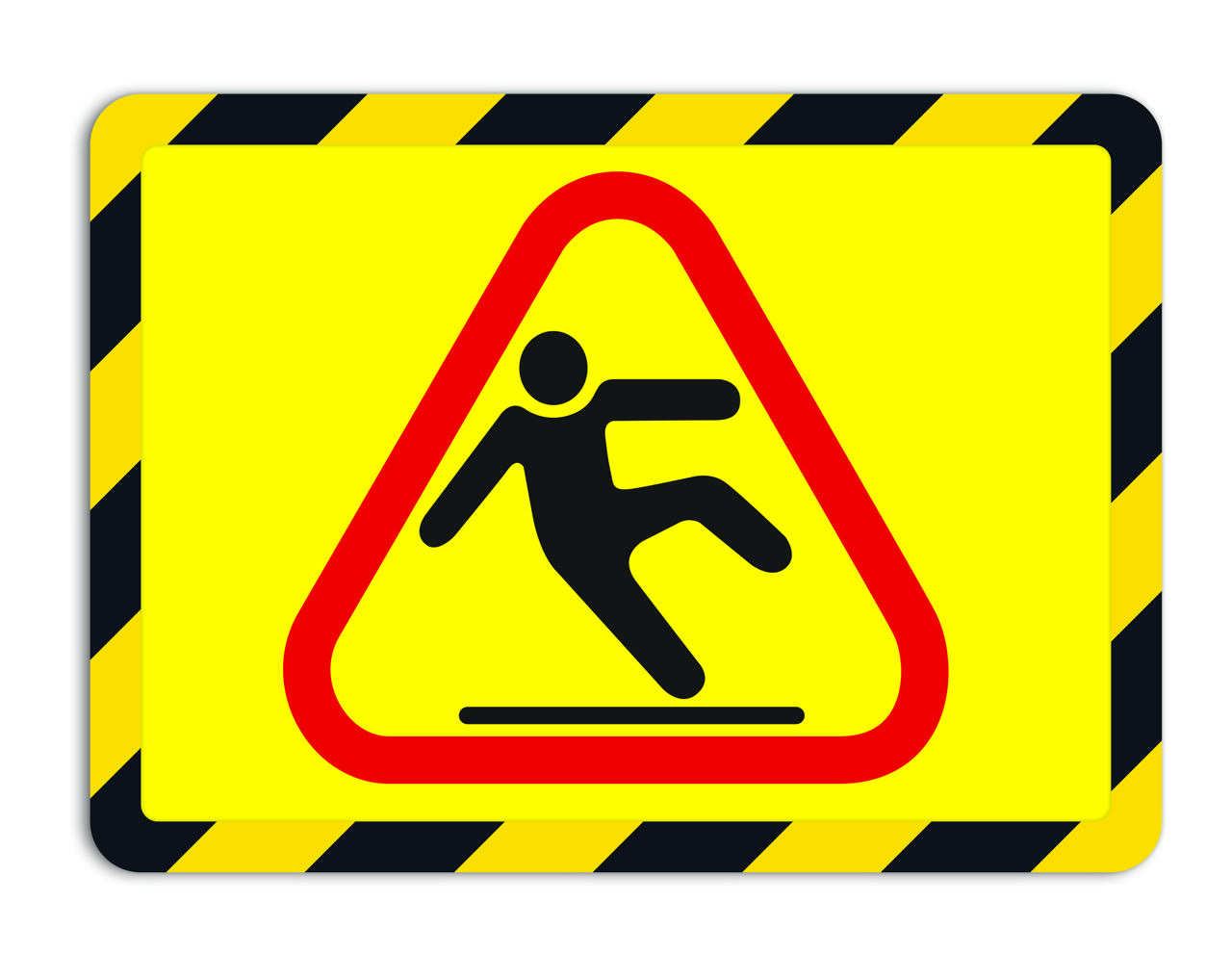 Magneto Safety Funda de presentación magnética con marco, A4