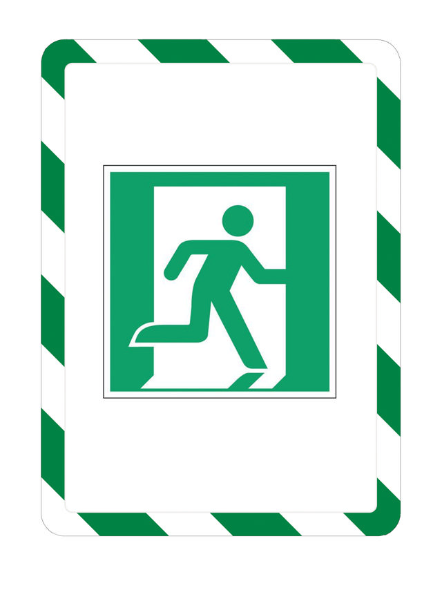 Magneto Safety Funda de presentación magnética con marco, A4