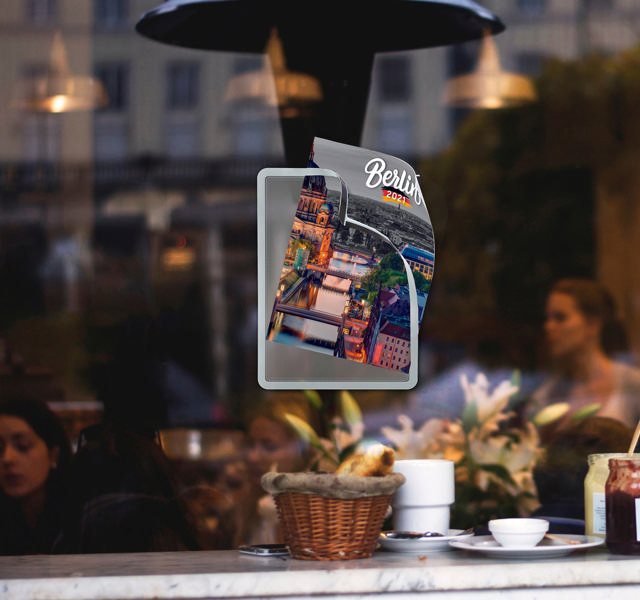 Magneto Self-adhesive Frame Display Pocket, Repositionable, A4 