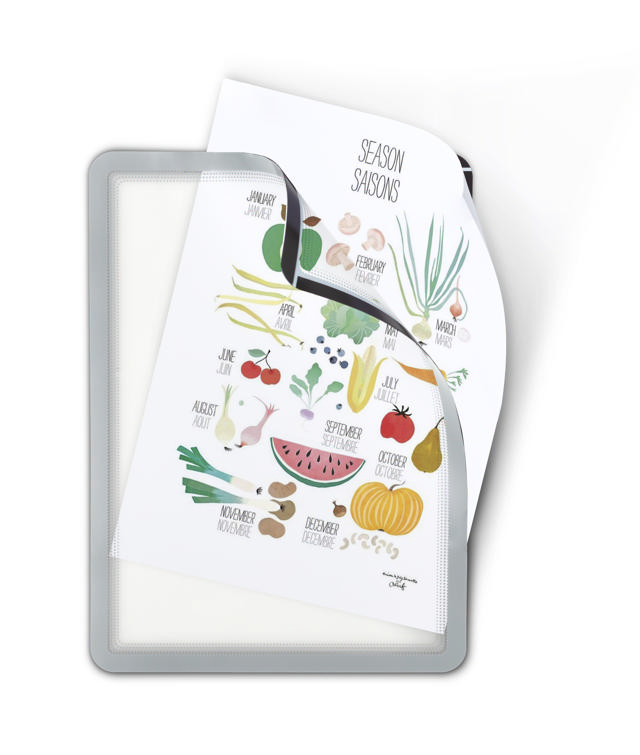 Magneto marco informativo autoadhesivo, reposicionable, A4