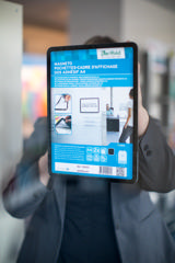 Magneto marco informativo autoadhesivo, reposicionable, A4