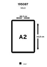 Magneto Solo Magnetisk Displayram, A2