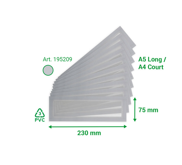 Magneto Pro magneettiset otsikot, A5 pitkä / A4 lyhyt