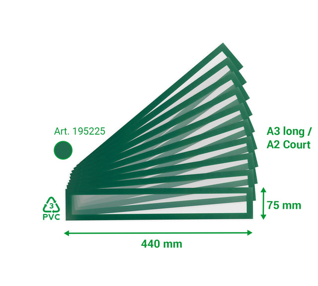 Magneto Pro Magnetiska Rubriker, A3 Lång / A2 Kort