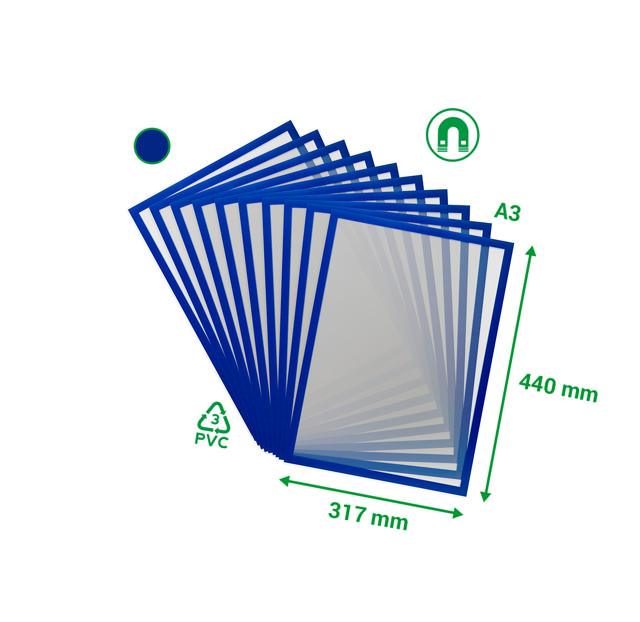 Magneto Pro magneettinen näyttökehys, A3