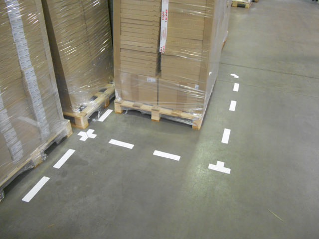 Self-adhesive Floor Marking Symbol, L Shape