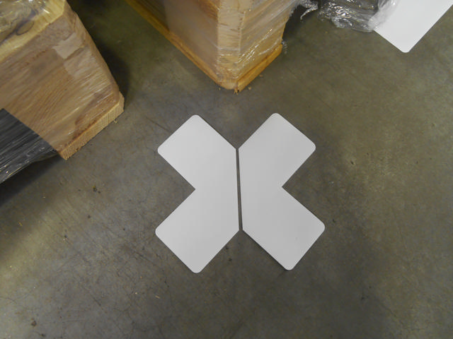 Self-adhesive Floor Marking Symbol, L Shape