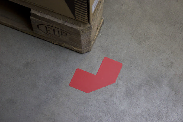 Self-adhesive Floor Marking Symbol, L Shape