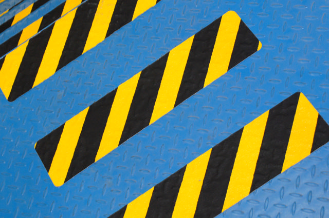 Verformbare anti-rutsch Streif zur Bodenmarkierung, 610 x 150 mm