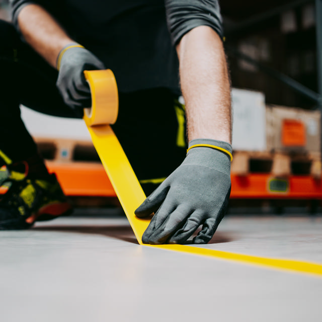 Expert-merkintäteippi, 50 mm, liimattu