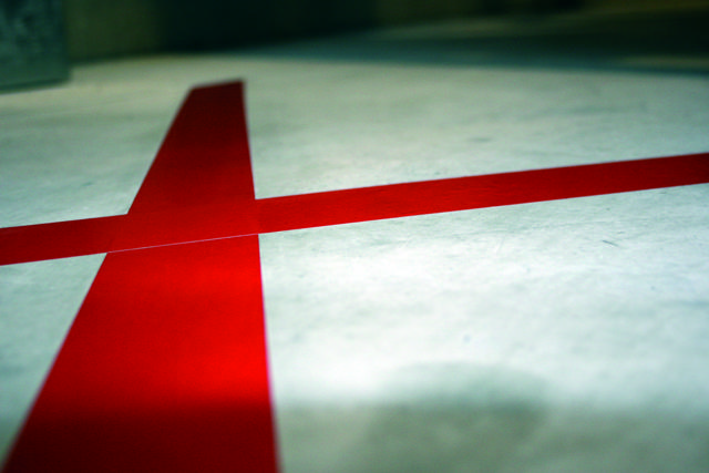 Standard självhäftande skylttejp, 50 mm