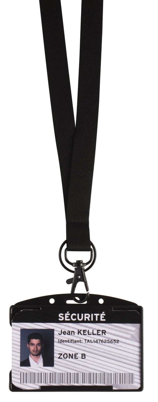 ID-kortholder, Åben Side, Vandret, Til 1 Kort