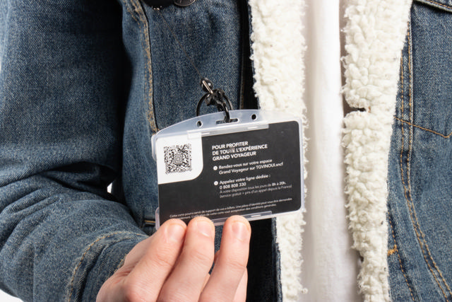 ID-kortholder, Åben Side, Vandret, Til 1 Kort