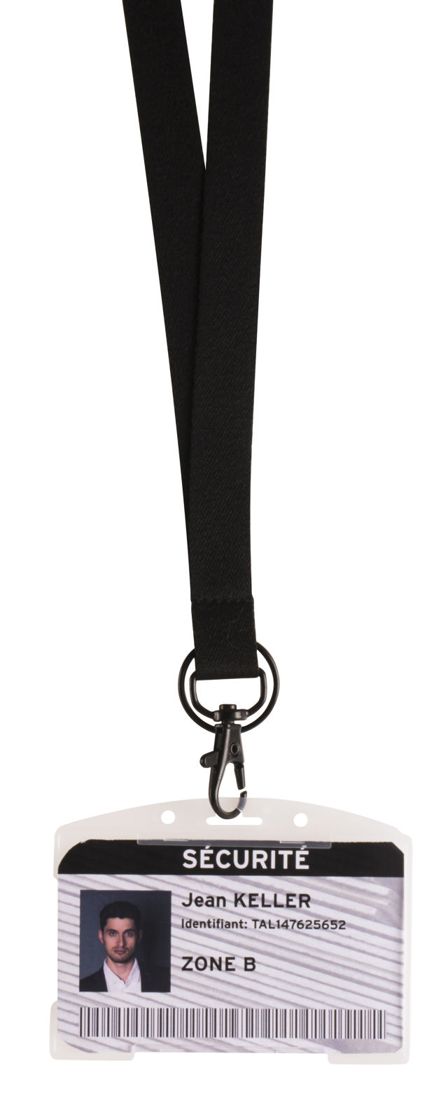 ID-kortholder, Åben Side, Vandret, Til 1 Kort