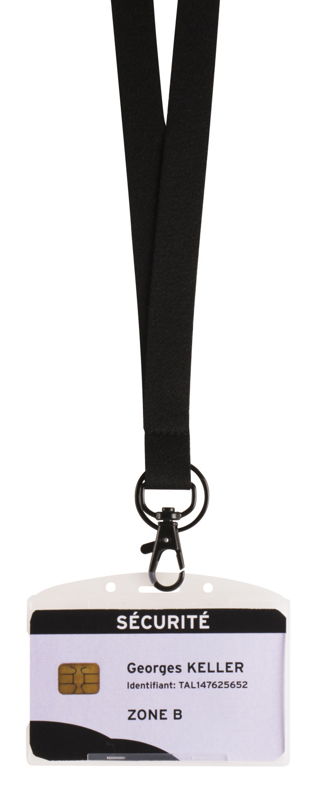 ID-kortholder, Åben Side, Vandret, Til 1 Kort