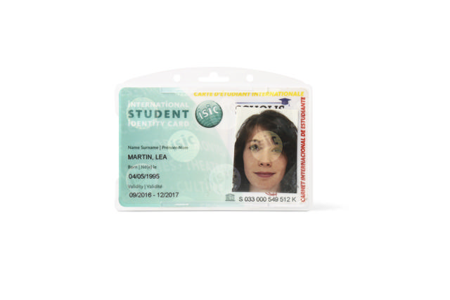 Security ID Card Holder, Open Face, Horizontal, for 1 Card