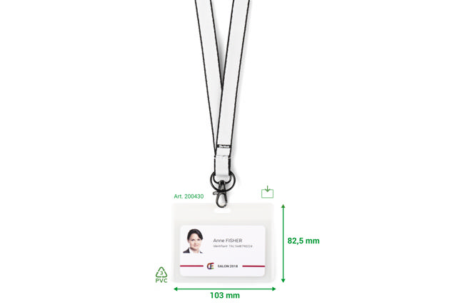 Badge Holder, Horizontal