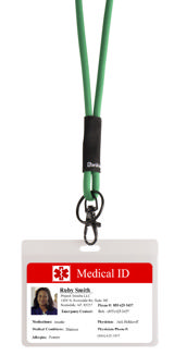 Antimicrobielle Namensschild, quer