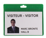 Porte-badge souple, horizontal