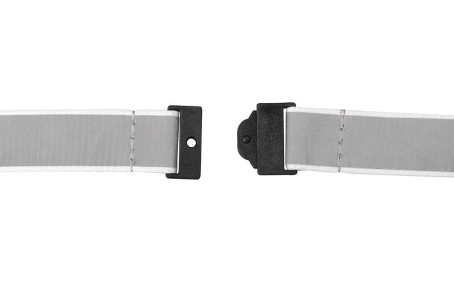 Cinta colganta reflectante, con clip desmontable