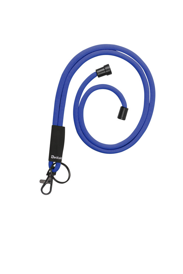 Cinta colgante redondo, con mosquetón y anilla