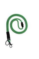 Rundes Umhängeband, mit Karabinerhaken und Schlüsselring