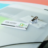 Nimikyltti hakaneulakiinnityksellä, sisäosat, 75 x 40 mm