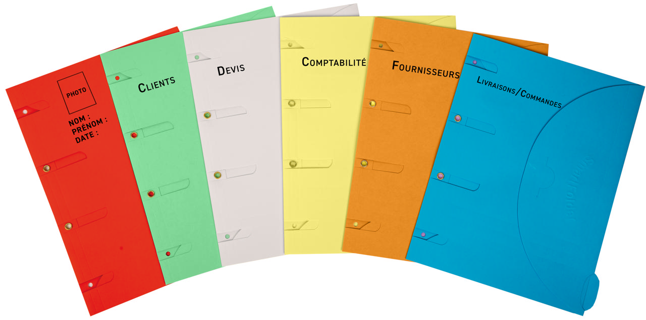 Smartfolder Perforerad Mapp, med Flik, Pro Pack, A4