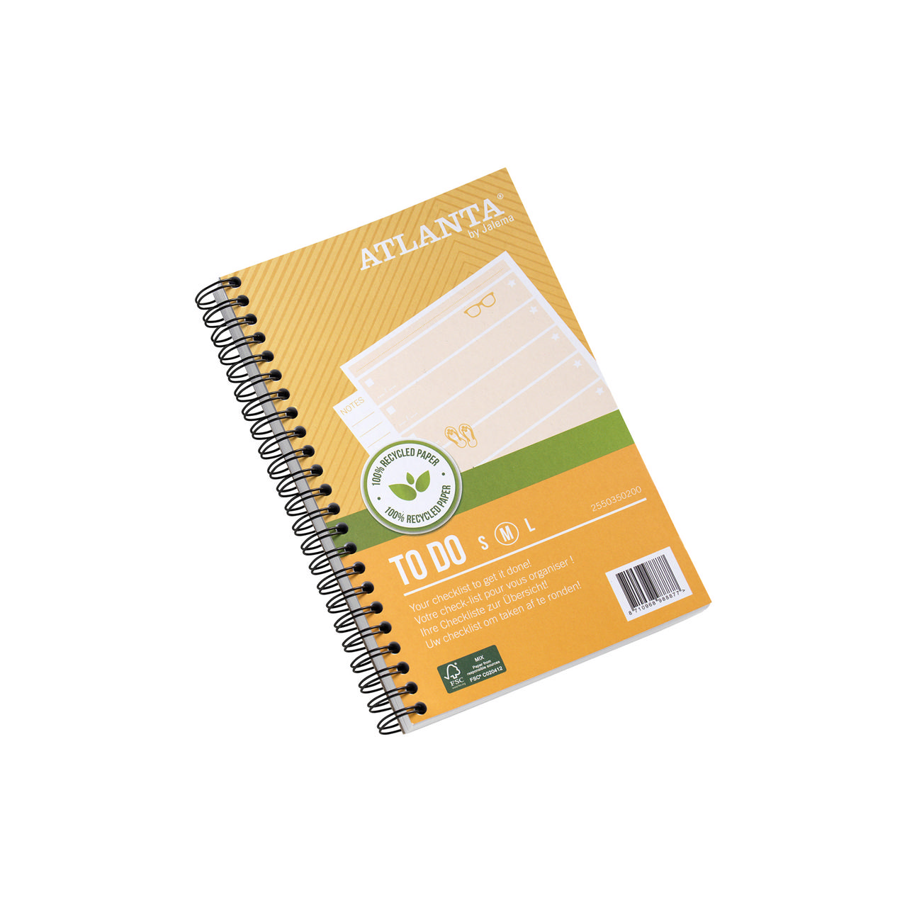 Atlanta Saker att Göra Sommar, Medium, 100% Återvunnet Papper, FSC®