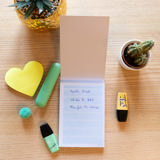 Atlanta Things To Do Blok, 100% gerecycled papier, FSC®