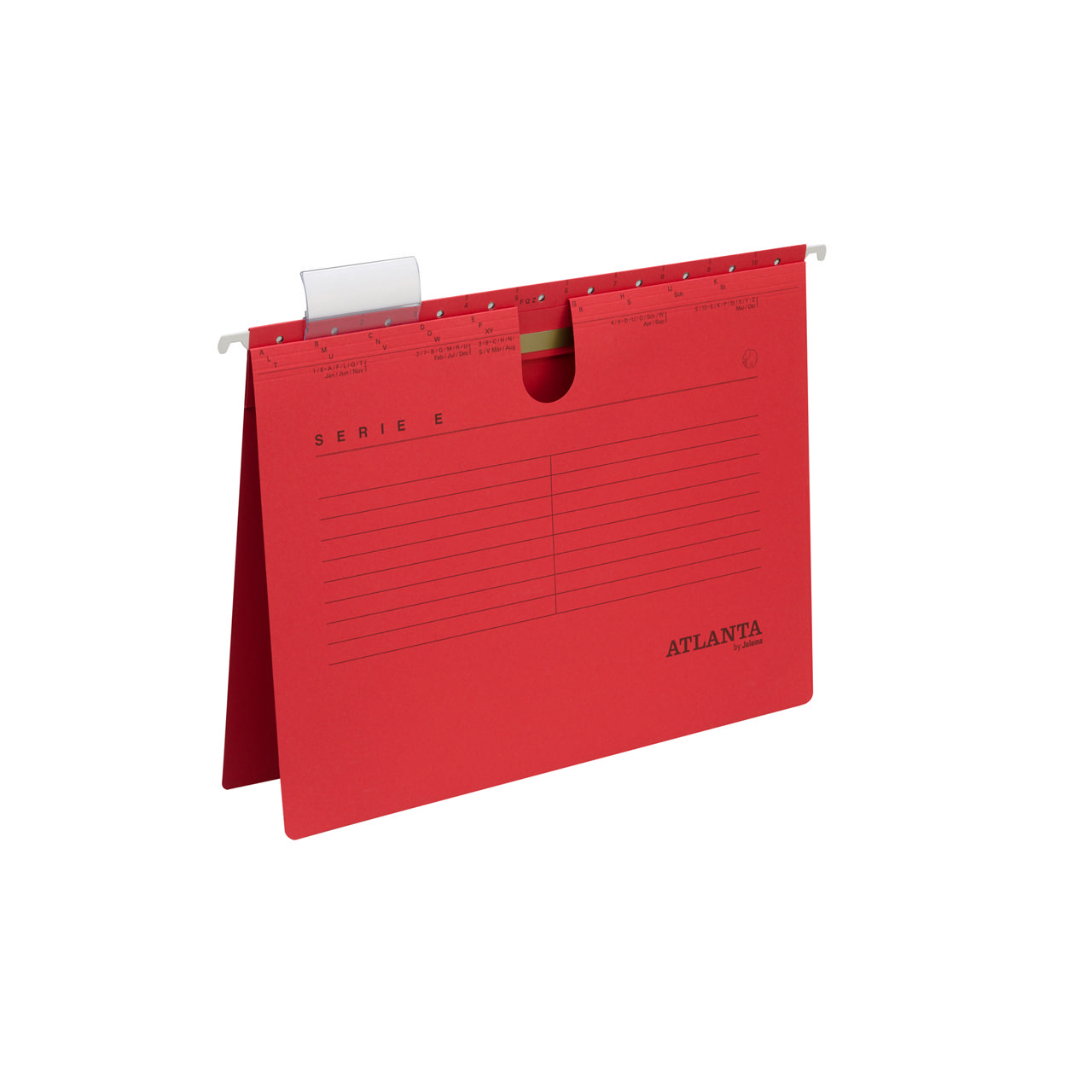 Serie-E hængemappe med hurtig metalhæfteklamme, A4, 100% genbrugspap, FSC®