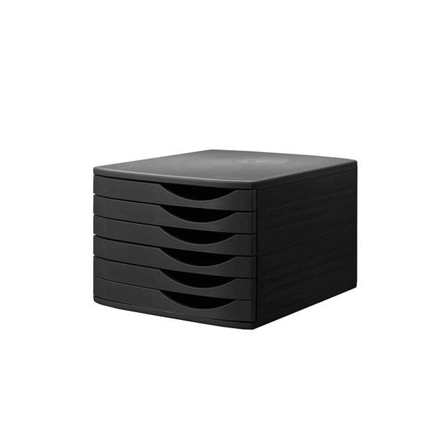 Re-Solution Bureauladenset 6 laden, 100% gerecycled, Blauwe Engel