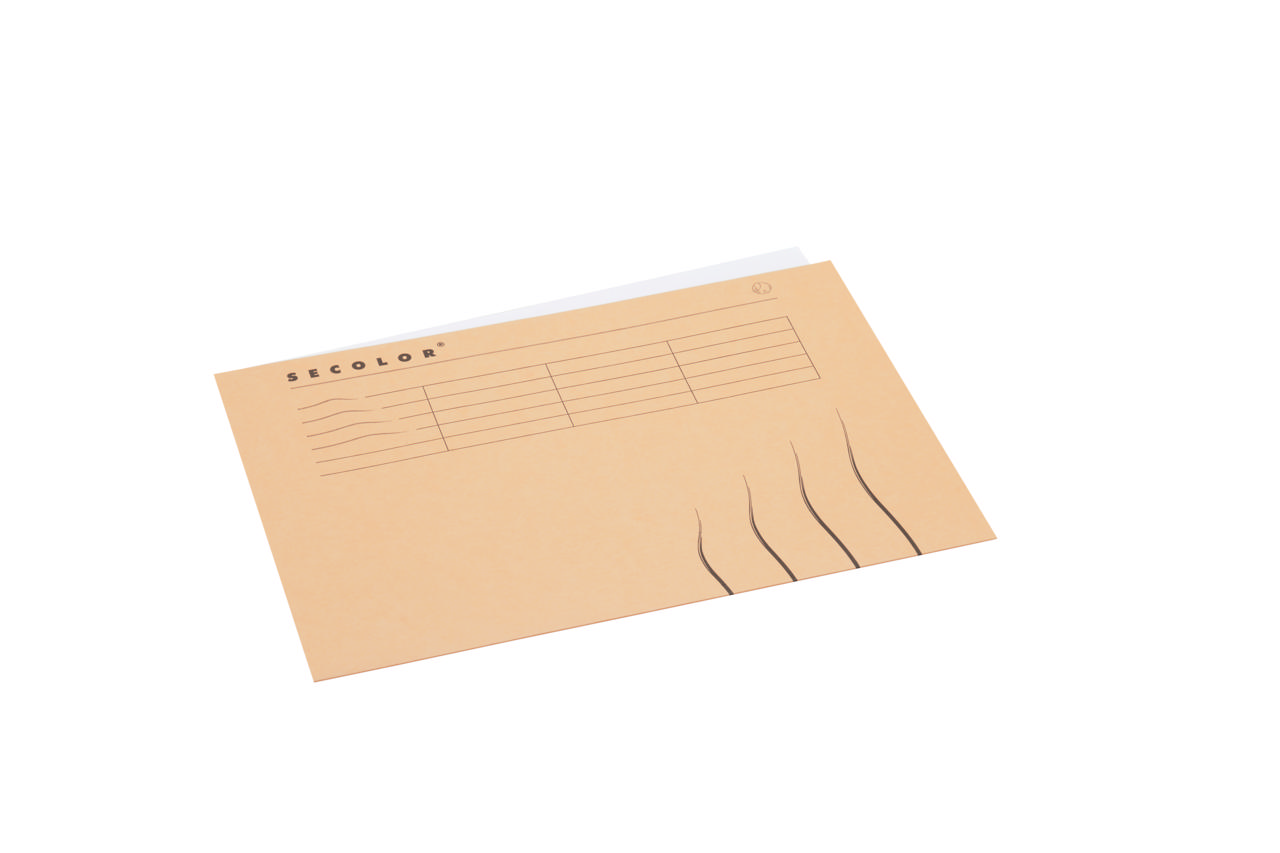 Secolor-mappe, A4, 100% genbrugskarton, FSC®.