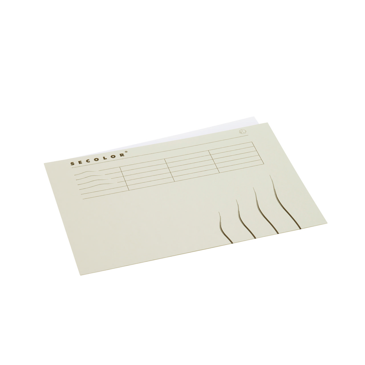 Secolor-mappe, A4, 100% genbrugskarton, FSC®.