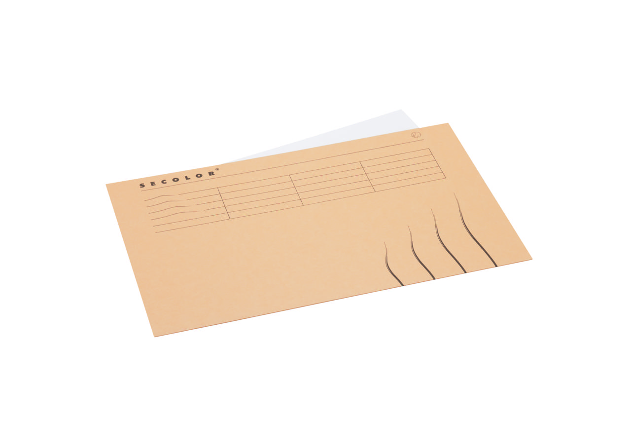 Secolor mapp, folio, 100% återvunnen kartong, FSC®