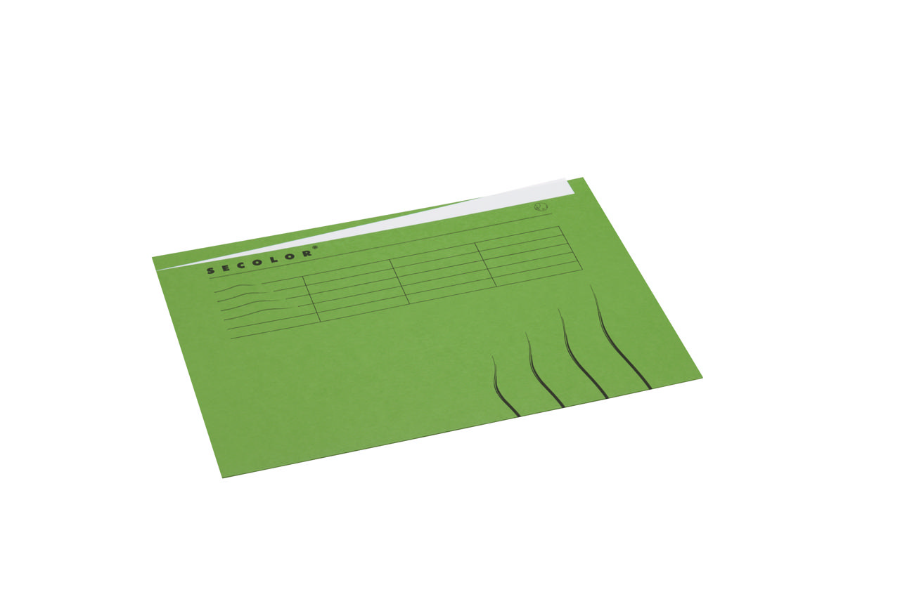 Secolor Arkivmappe med topfane, A4, 100% genbrugskarton, FSC®.