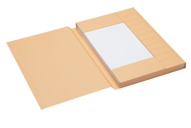 Secolor 3-Flap Document Folder, Folio, 100% Recycled Cardboard, FSC®