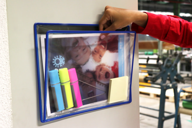 Funda magnética con fuelle, A4