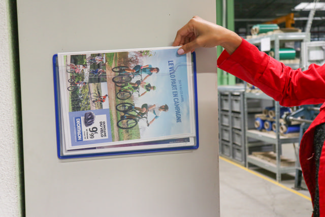 Portafolletos magnético Tarifold, A4, horizontal