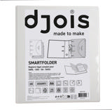 Pärm med 6 Smartfolder perforerade mappar med flikar, komplett juridiskt register, A4