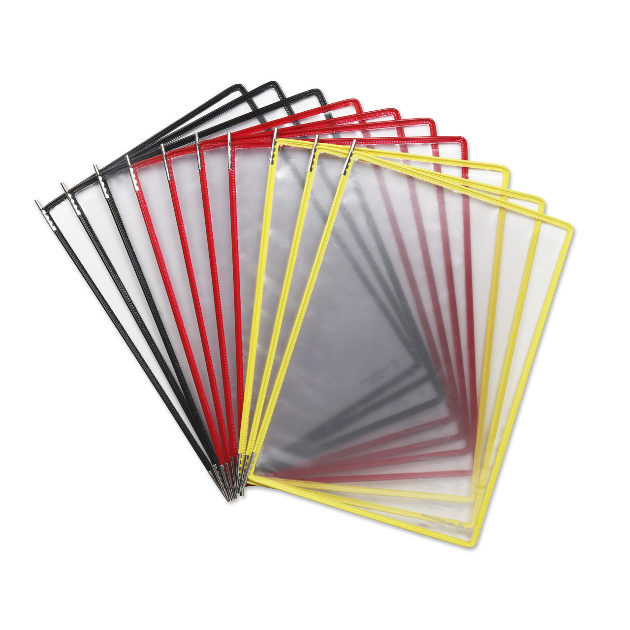 CLASIFICADOR DE PARED METÁLICO - A4 - 10 FUNDAS - COLORES NACIONALES DE ALEMANIA