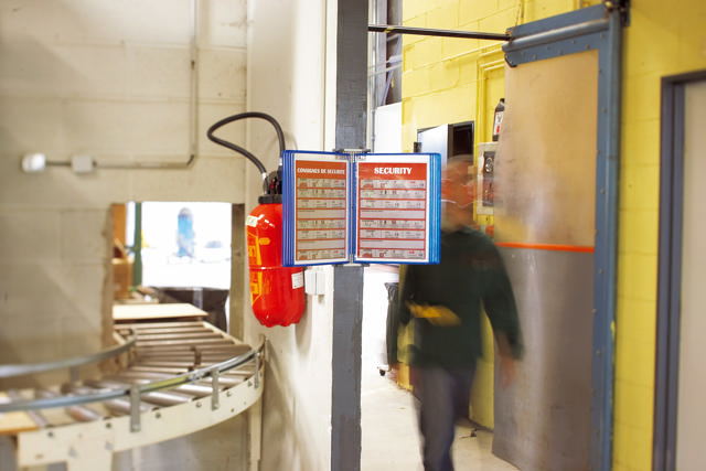 Tarifold metalen wand zichtpanelensysteem, A4, 10 zichtpanelen