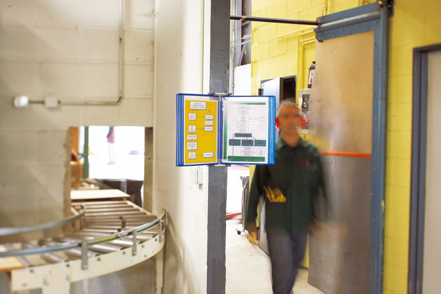 Tarifold metalen wand zichtpanelensysteem, A4, 10 zichtpanelen