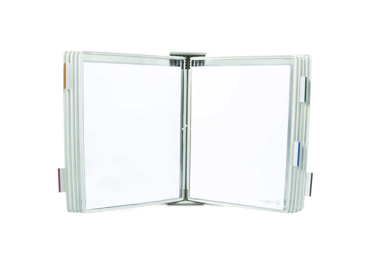 Tarifold metalen wand zichtpanelensysteem, A4, 10 zichtpanelen