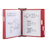 Expositor de pared metálico Tarifold, A4, 10 fundas