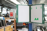 Tarifold metallväggdokumentdisplaysystem, A4, 10 fickor